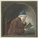 van een man die leest - Hendrik Jan van Amerom — weergave van het kunstwerk
