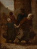 Kinderen rennend Uit school - Honoré Daumier — weergave van het kunstwerk