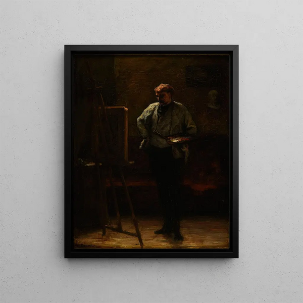 De Schilder - Honoré Daumier — ingelijst kunstwerk aan de muur