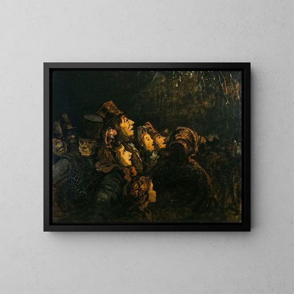 Les fusées - Honoré Daumier — framed artwork on a wall