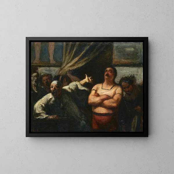 L'Homme fort - Honoré Daumier — ingelijst kunstwerk aan de muur