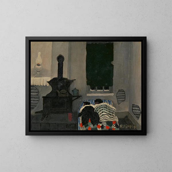 Endormi - Horace Pippin — framed artwork on a wall
