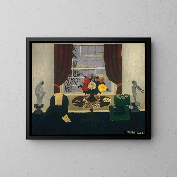 Victorian Interior Painting I - Horace Pippin — framed artwork on a wall
