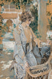 In de binnenplaats - Howard Chandler Christy — weergave van het kunstwerk
