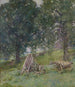 Zomermiddag - Howard Chandler Christy — weergave van het kunstwerk