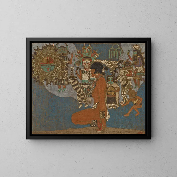 Het Hopi-wereldbeeld - Howard McCormick — ingelijst kunstwerk aan de muur