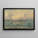Seascape painting - Howard Russell Butler — framed artwork on a wall