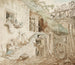 Allegorie van de val van de familie du Barry - Hubert Robert — weergave van het kunstwerk