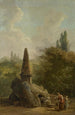 Monument de tuin - Hubert Robert — weergave van het kunstwerk