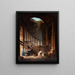 Eremiet in het Colosseum - Hubert Robert — ingelijst kunstwerk aan de muur