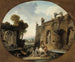 L'Abreuvoir - Hubert Robert — weergave van het kunstwerk