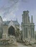 L'Église des Feuillants en démolition - Hubert Robert — weergave van het kunstwerk
