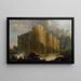 La Bastille in de eerste dagen van de sloop - Hubert Robert — ingelijst kunstwerk aan de muur