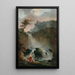 La Cascade - Hubert Robert — ingelijst kunstwerk aan de muur