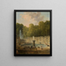 Lavandières dans un parc - Hubert Robert — ingelijst kunstwerk aan de muur