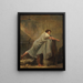 Spreekstal in de gevangenis - Hubert Robert — ingelijst kunstwerk aan de muur