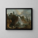 De watervallen van Tivoli - Hubert Robert — ingelijst kunstwerk aan de muur