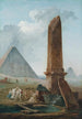 La Farandole parmi les monuments égyptiens - Hubert Robert — weergave van het kunstwerk