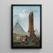 La Farandole parmi les monuments égyptiens - Hubert Robert — ingelijst kunstwerk aan de muur