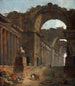 Les Fontaines - Hubert Robert — weergave van het kunstwerk
