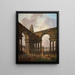 Het landingsplaats - Hubert Robert — ingelijst kunstwerk aan de muur
