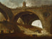 Le Vieux Pont - Hubert Robert — weergave van het kunstwerk