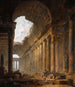 Le vieux temple - Hubert Robert — weergave van het kunstwerk