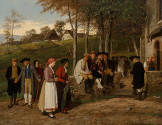 Hubert Salentin - Going to church.webp