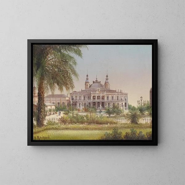Monte-Carlo - Hubert Sattler — framed artwork on a wall