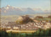 Vue van Salzburg - Hubert Sattler — weergave van het kunstwerk