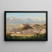 Vue van Salzburg - Hubert Sattler — ingelijst kunstwerk aan de muur
