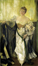 Alice Barney en satin blanc - Hubert Vos — weergave van het kunstwerk