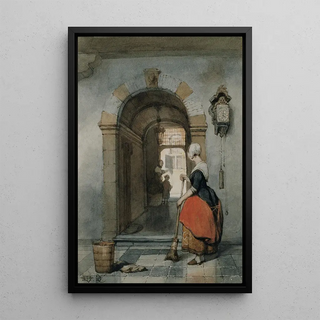 Hubertus van Hove - Interior with Servant.webp