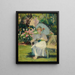 portret van Alice L. Riddle in de tuin Phlox - Hugh Henry Breckenridge — ingelijst kunstwerk aan de muur