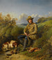 Een Amerikaanse sporter - Hugh Newell — weergave van het kunstwerk