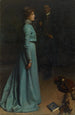 La dame en bleu, M. et Mme J. S. MacDonald - Hugh Ramsay — weergave van het kunstwerk