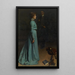 La dame en bleu, M. et Mme J. S. MacDonald - Hugh Ramsay — ingelijst kunstwerk aan de muur