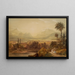 Vue van Thebe - Hugh William Williams — ingelijst kunstwerk aan de muur