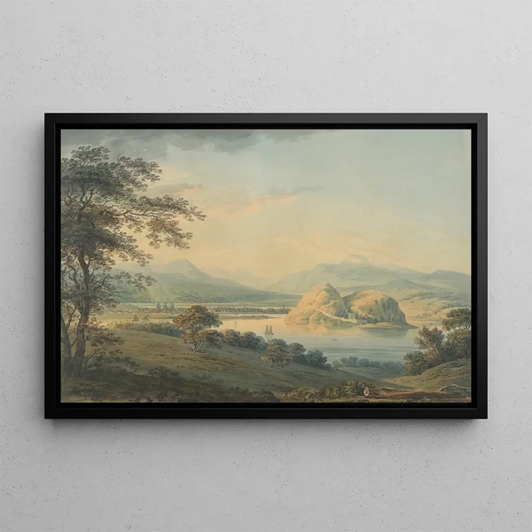 Hugh William Williams - View of the town and castle of Dumbarton.webp