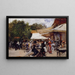 van een restaurant voor in het Bois de Boulogne - Hugo Birger — ingelijst kunstwerk aan de muur