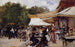 van een restaurant voor in het Bois de Boulogne - Hugo Birger — weergave van het kunstwerk