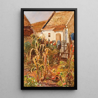 Hugo Charlemont - A rustic garden in the Wachau region.webp
