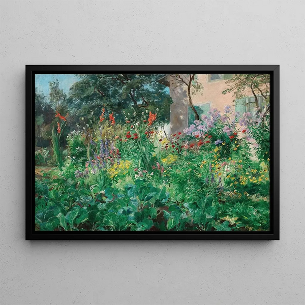 Garden Peasant - Hugo Charlemont — framed artwork on a wall