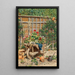 Idylle de jardin - Hugo Charlemont — ingelijst kunstwerk aan de muur