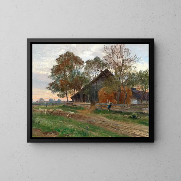 Motif de Plankenberg - Hugo Darnaut — framed artwork on a wall