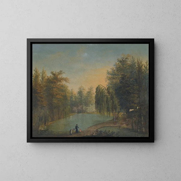 Les rives de la Thess Mhrisch Schnberg - Hugo Darnaut — framed artwork on a wall