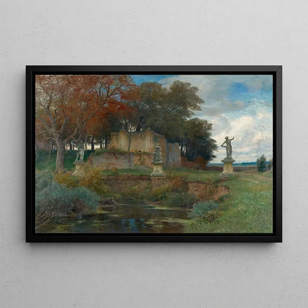 Splendeur engloutie - Hugo Darnaut — ingelijst kunstwerk aan de muur