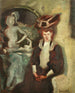 Portret van dame - Hugo Freiherr von Habermann — weergave van het kunstwerk