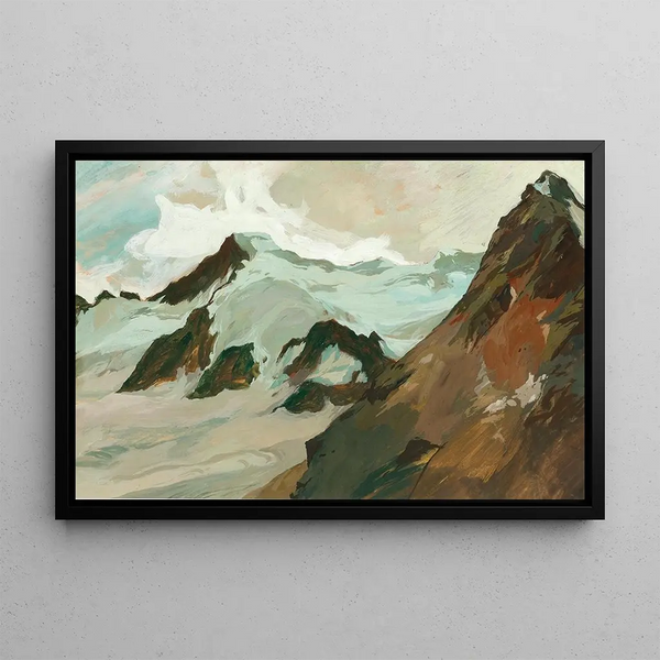 Hugo Hodiener - Snowcovered summit in the high mountains.webp