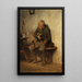 Le dernier sou - Hugo Kauffmann — ingelijst kunstwerk aan de muur